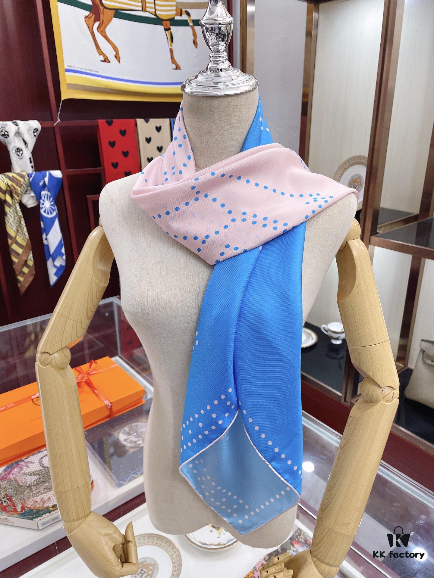 6931a953ccd8ab3d7af9db96 Hermès 2022 New Arrival 'Polka Dot Color-Block Warhorse' Scarf