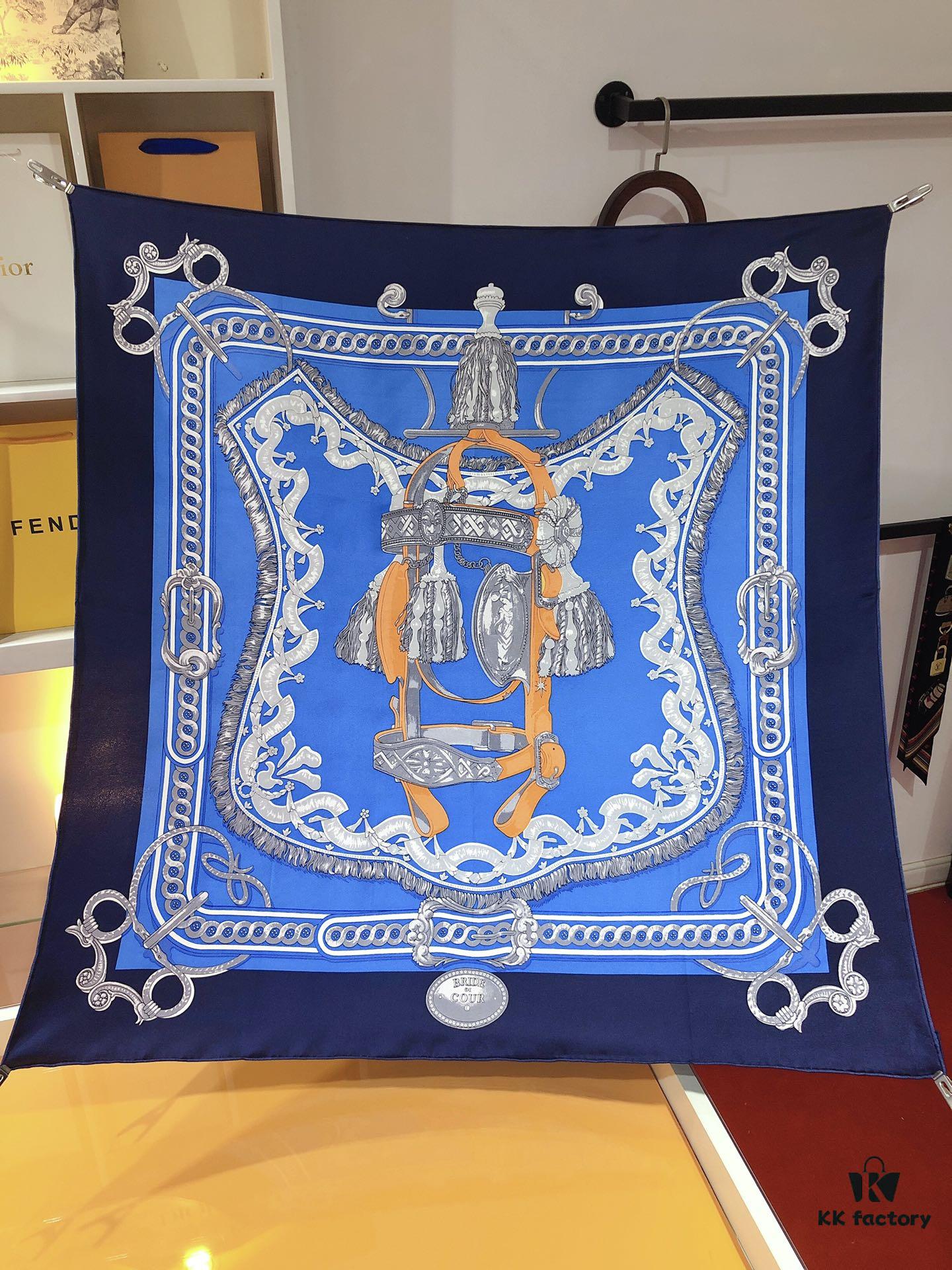 6931a954ccd8ab3d7af9dba2 Hermès 90cm Genuine Silk Scarf