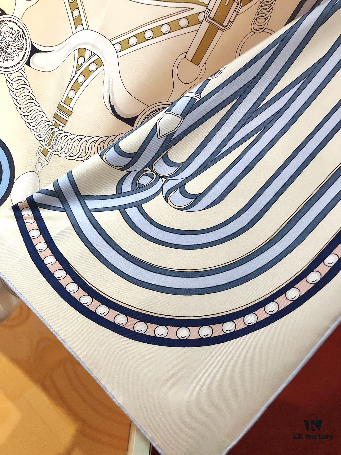 6931a955ccd8ab3d7af9dbad Hermes 'Grand Celebration' 90cm Silk Scarf
