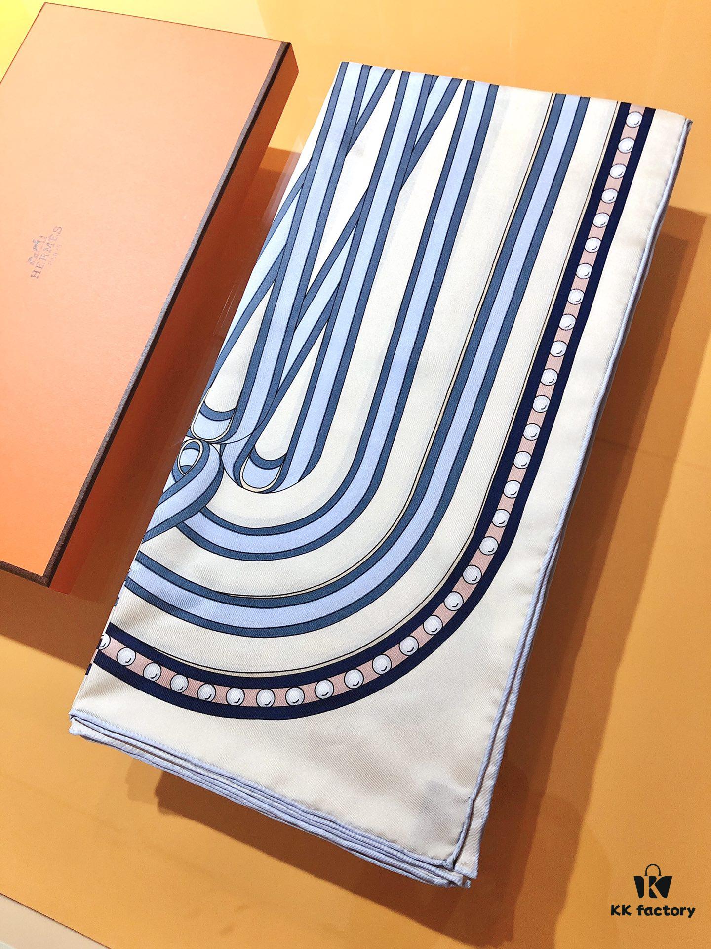 6931a955ccd8ab3d7af9dbae Hermes 'Grand Celebration' 90cm Silk Scarf