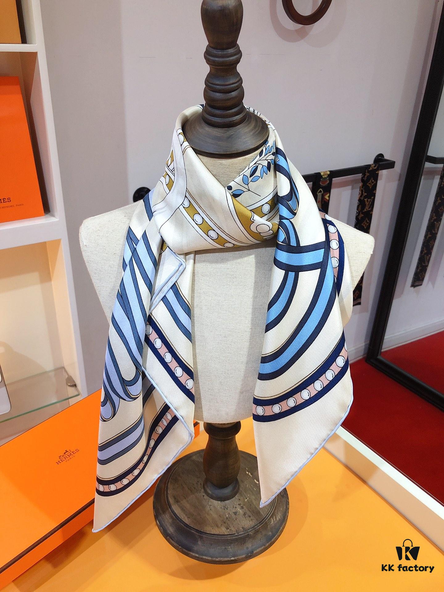 6931a955ccd8ab3d7af9dbb0 Hermes 'Grand Celebration' 90cm Silk Scarf