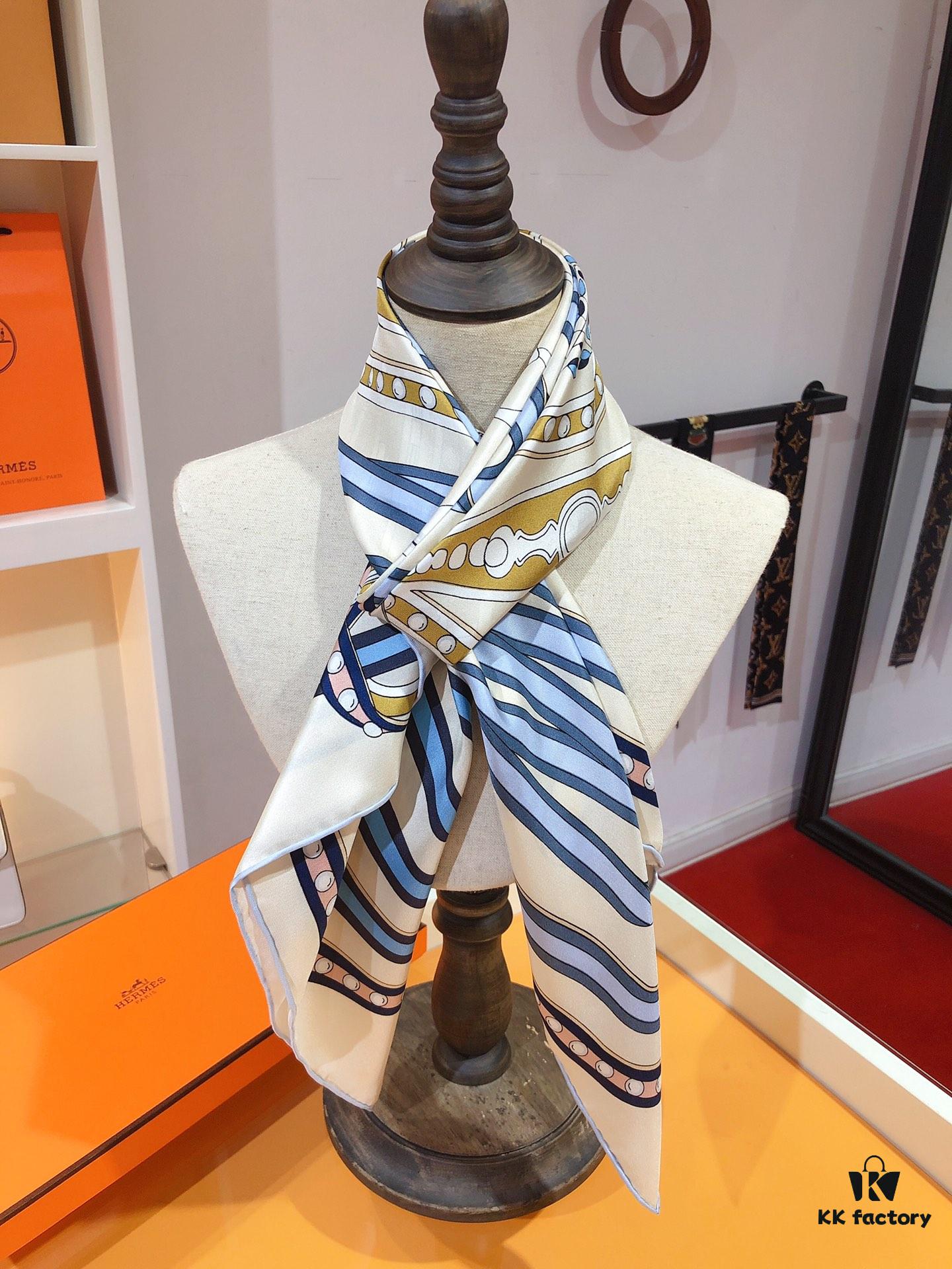 6931a955ccd8ab3d7af9dbb1 Hermes 'Grand Celebration' 90cm Silk Scarf