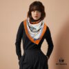 6931a955ccd8ab3d7af9dbb3 Bicycle 90 Silk Scarf, 100% Twill Silk, 90cm*90cm, Top Craftsmanship Design, Highly Valued by Customers