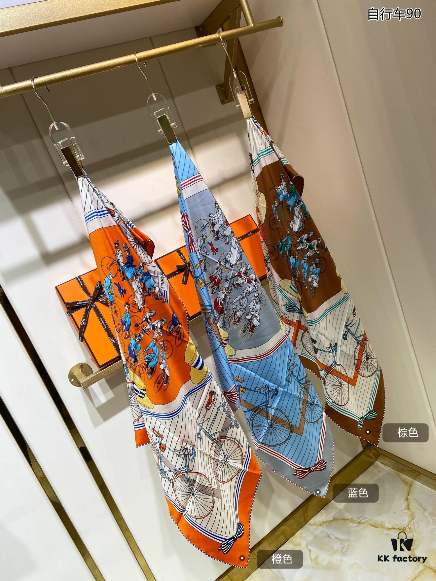 6931a955ccd8ab3d7af9dbb4 Bicycle 90 Silk Scarf, 100% Twill Silk, 90cm*90cm, Top Craftsmanship Design, Highly Valued by Customers