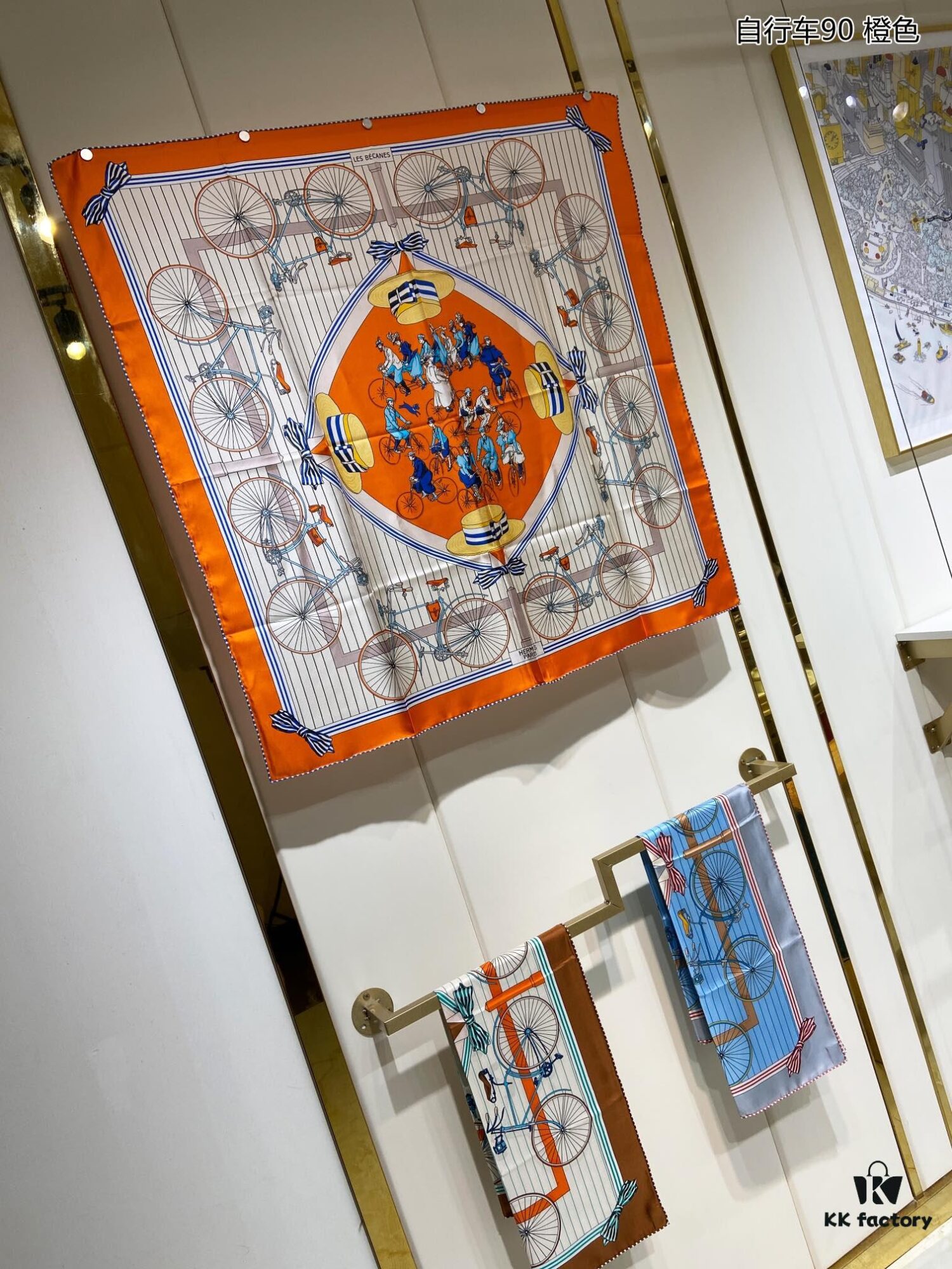 6931a955ccd8ab3d7af9dbb5 Bicycle 90 Silk Scarf, 100% Twill Silk, 90cm*90cm, Top Craftsmanship Design, Highly Valued by Customers