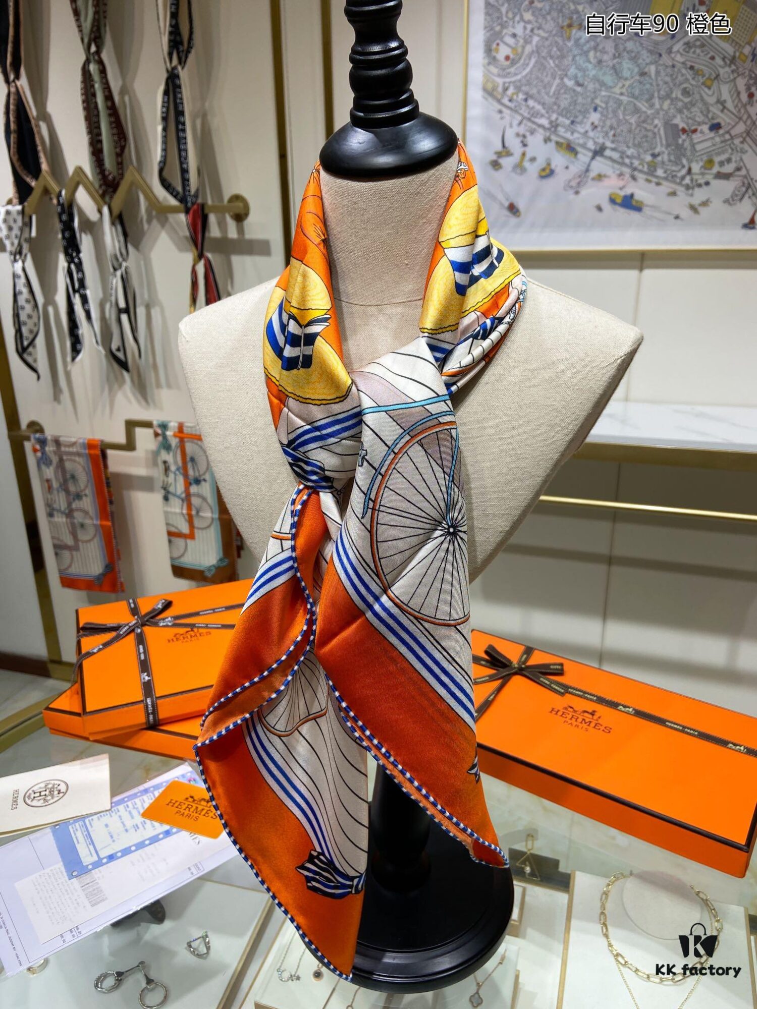 6931a956ccd8ab3d7af9dbb8 Bicycle 90 Silk Scarf, 100% Twill Silk, 90cm*90cm, Top Craftsmanship Design, Highly Valued by Customers