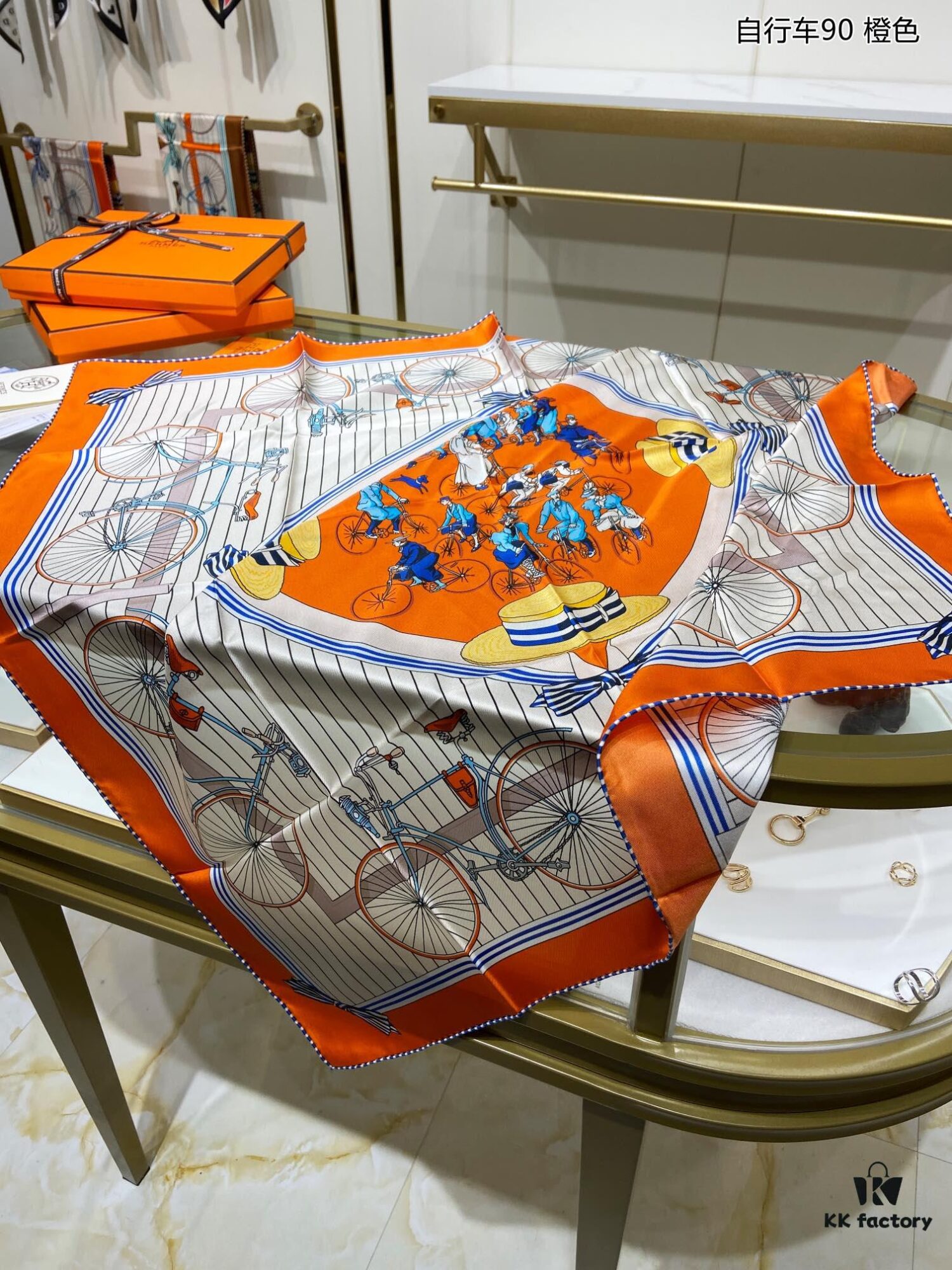6931a956ccd8ab3d7af9dbba Bicycle 90 Silk Scarf, 100% Twill Silk, 90cm*90cm, Top Craftsmanship Design, Highly Valued by Customers