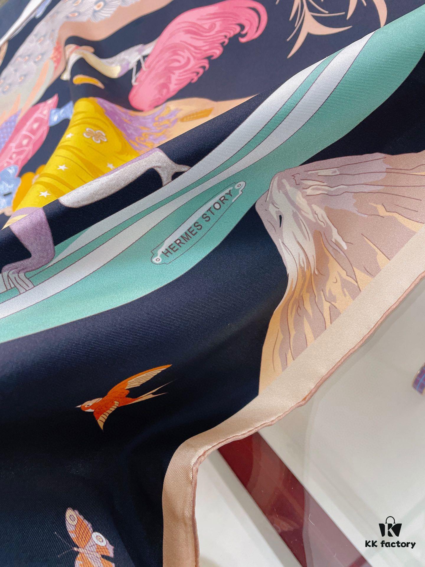6931a956ccd8ab3d7af9dbbe Hermès-style Silk Square Scarf, 100% Premium Twill Silk, 90cm x 90cm, Top Craftsmanship, Exceptional Value