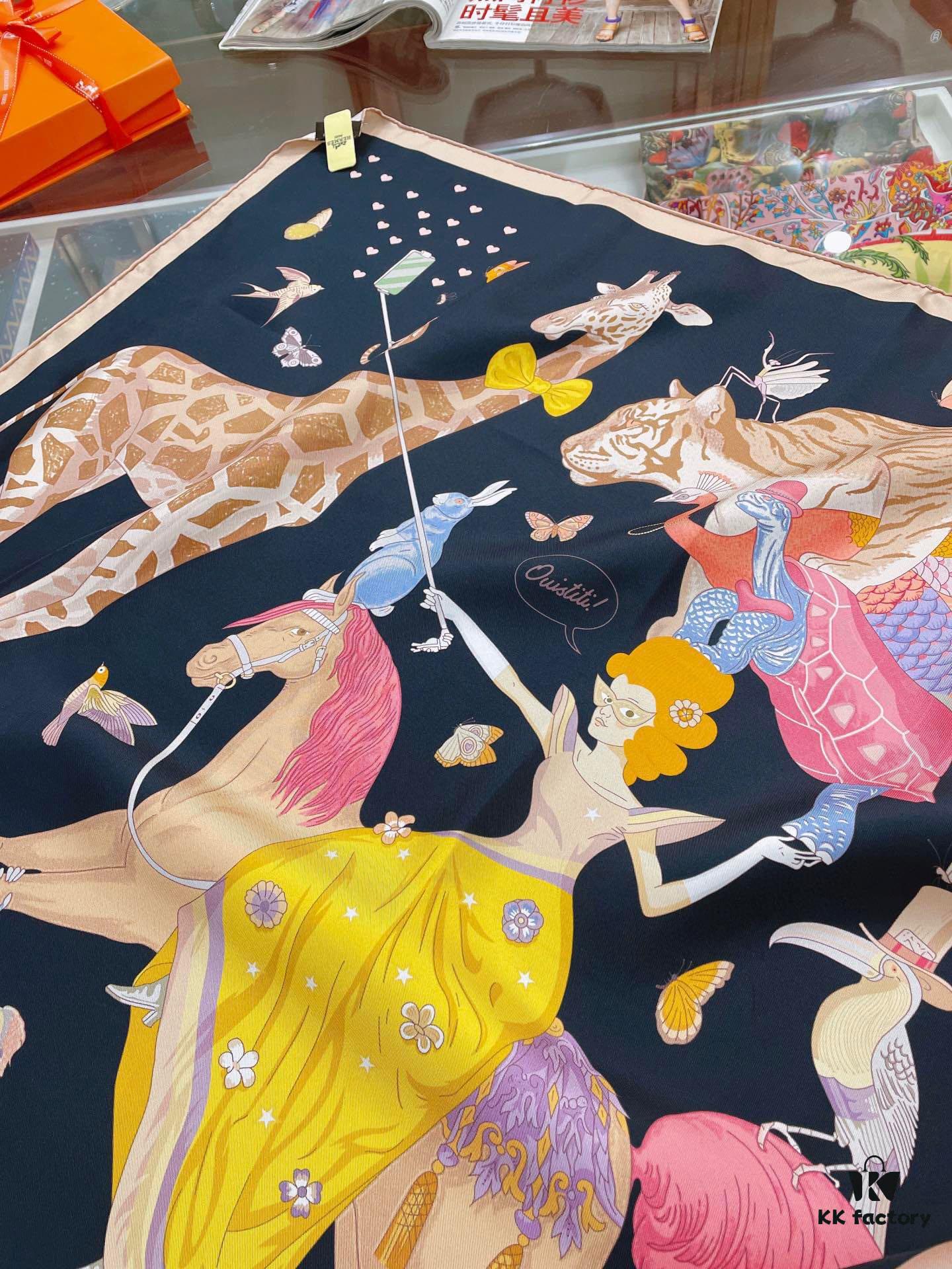 6931a956ccd8ab3d7af9dbc0 Hermès-style Silk Square Scarf, 100% Premium Twill Silk, 90cm x 90cm, Top Craftsmanship, Exceptional Value