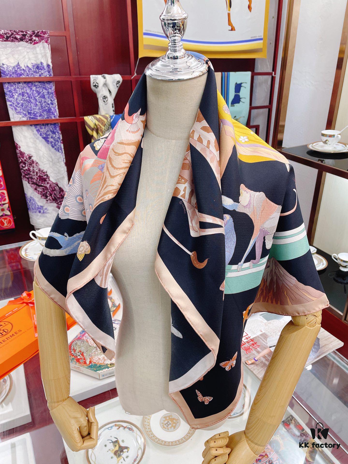 6931a956ccd8ab3d7af9dbc4 Hermès-style Silk Square Scarf, 100% Premium Twill Silk, 90cm x 90cm, Top Craftsmanship, Exceptional Value