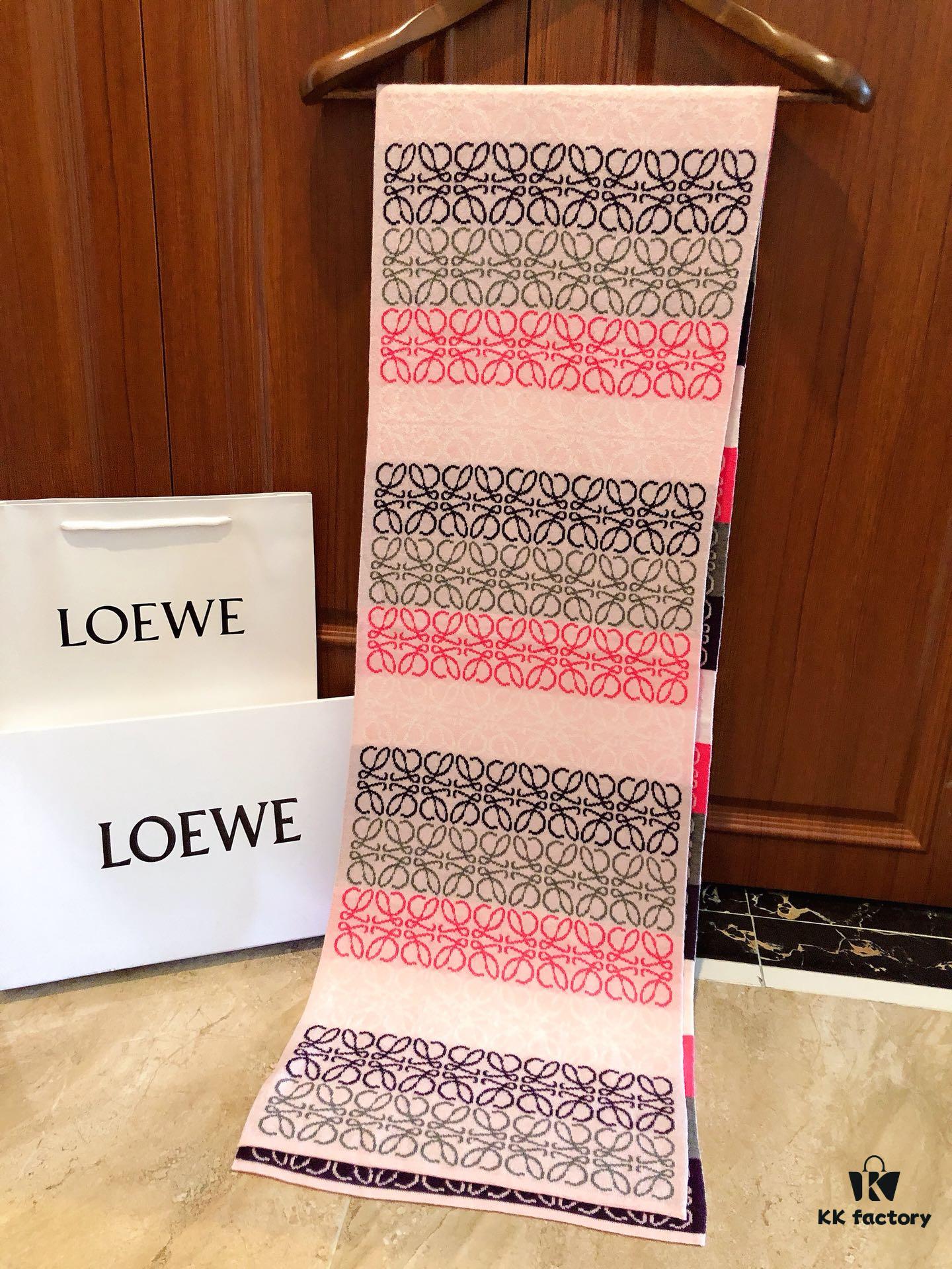 6931a95bccd8ab3d7af9dc02 LOEWE Men's Cashmere Knit Scarf, High-End Classic Design, Matches Store Version