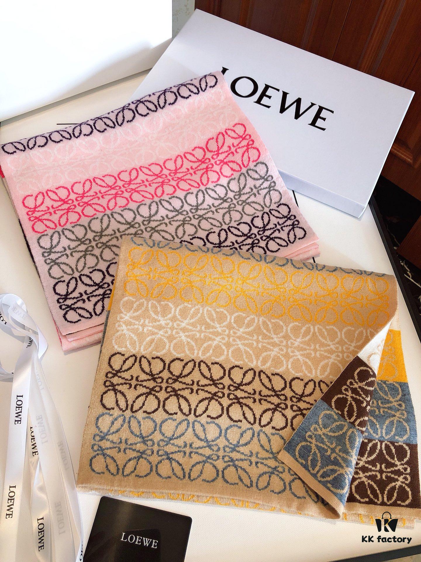 6931a95bccd8ab3d7af9dc03 LOEWE Men's Cashmere Knit Scarf, High-End Classic Design, Matches Store Version