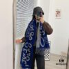 Loewe 2022 Latest Graffiti Design Reversible Scarf Unisex