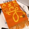 Loewe 2022 Graffiti Double-Sided Scarf Unisex