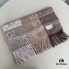 Loewe · Gradient Checkered Pattern Scarf