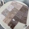 Loewe · Gradient Checkered Pattern Scarf