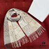 6931a95dccd8ab3d7af9dc21 Bestseller LOEWE Unisex Bicolor Checkered Scarf Made Entirely of Anagram Pattern, Retro and Stylish with Super Soft and Comfortable Touch, 90% Wool 10% Cashmere, 40cm x 180cm