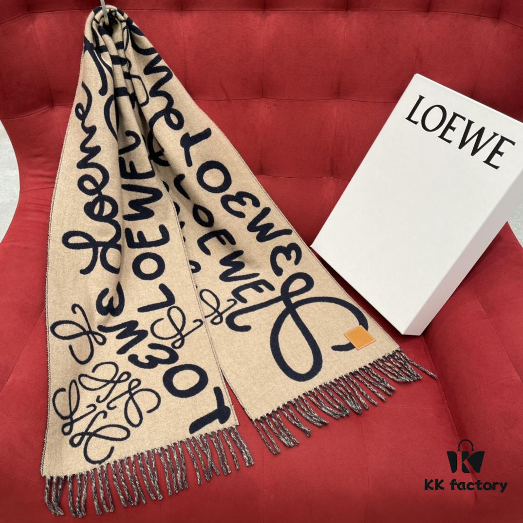 6931a95dccd8ab3d7af9dc27 LOEWE 2022 Fall/Winter Graffiti Scarf – A Playful and Youthful Winter Must-Have