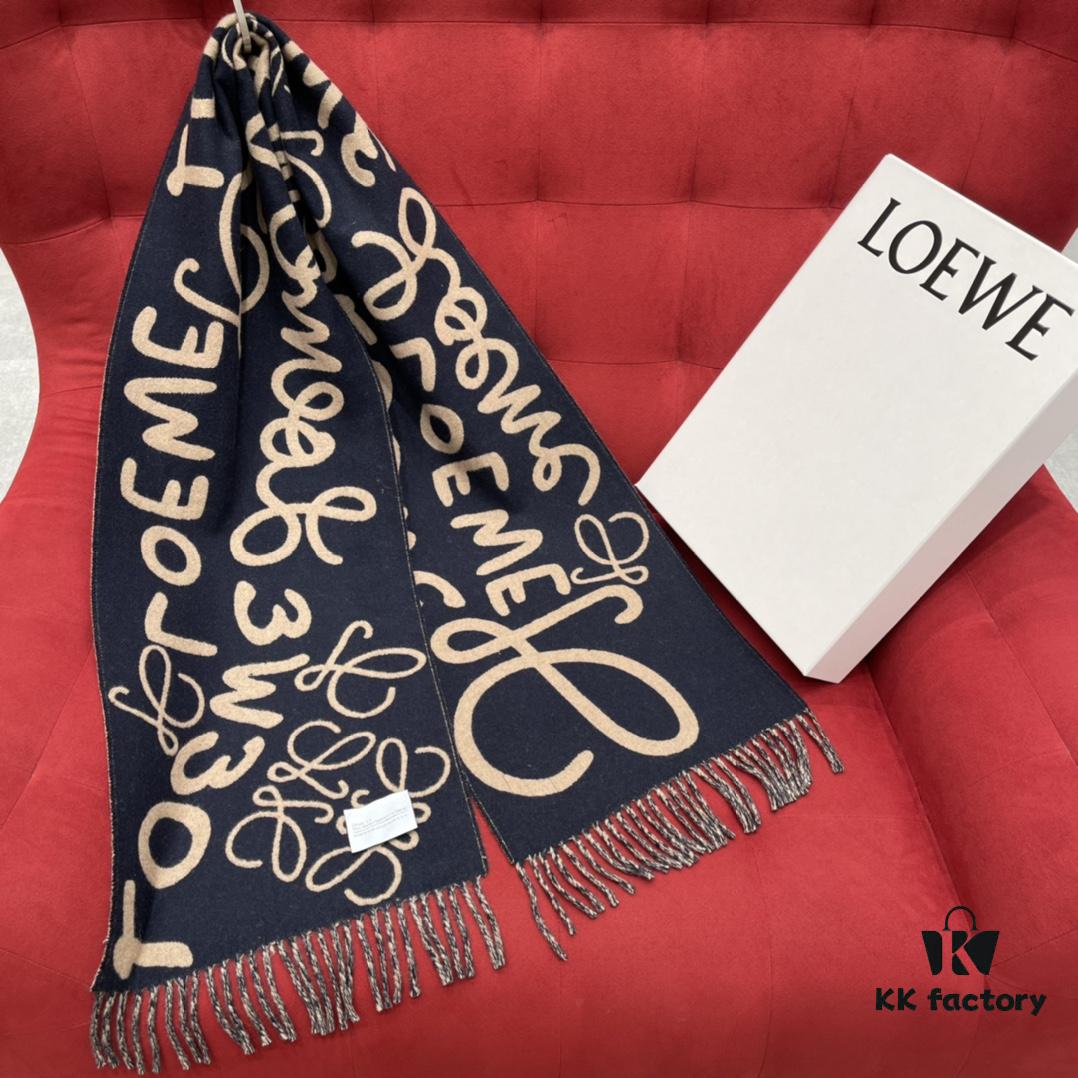 6931a95dccd8ab3d7af9dc28 LOEWE 2022 Fall/Winter Graffiti Scarf – A Playful and Youthful Winter Must-Have