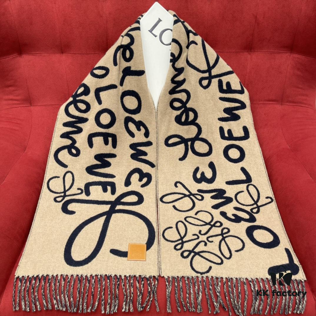 6931a95dccd8ab3d7af9dc29 LOEWE 2022 Fall/Winter Graffiti Scarf – A Playful and Youthful Winter Must-Have