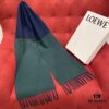 6931a960ccd8ab3d7af9dc43 Emerald Green and Blue Combined LOEWE Classic Unisex Scarf – Winter Must-Have – 90% Wool and 10% Cashmere, Warm and Soft, 30*180CM