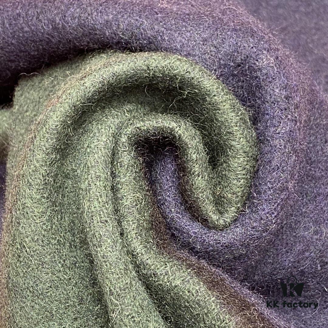 6931a961ccd8ab3d7af9dc49 Emerald Green and Blue Combined LOEWE Classic Unisex Scarf – Winter Must-Have – 90% Wool and 10% Cashmere, Warm and Soft, 30*180CM