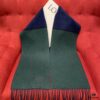 6931a961ccd8ab3d7af9dc4a Emerald Green and Blue Combined LOEWE Classic Unisex Scarf – Winter Must-Have – 90% Wool and 10% Cashmere, Warm and Soft, 30*180CM