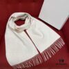 6931a961ccd8ab3d7af9dc57 Beige LOEWE Classic Unisex Scarf – Winter Must-Have – 90% Wool 10% Cashmere, Warm and Soft, 30*180CM