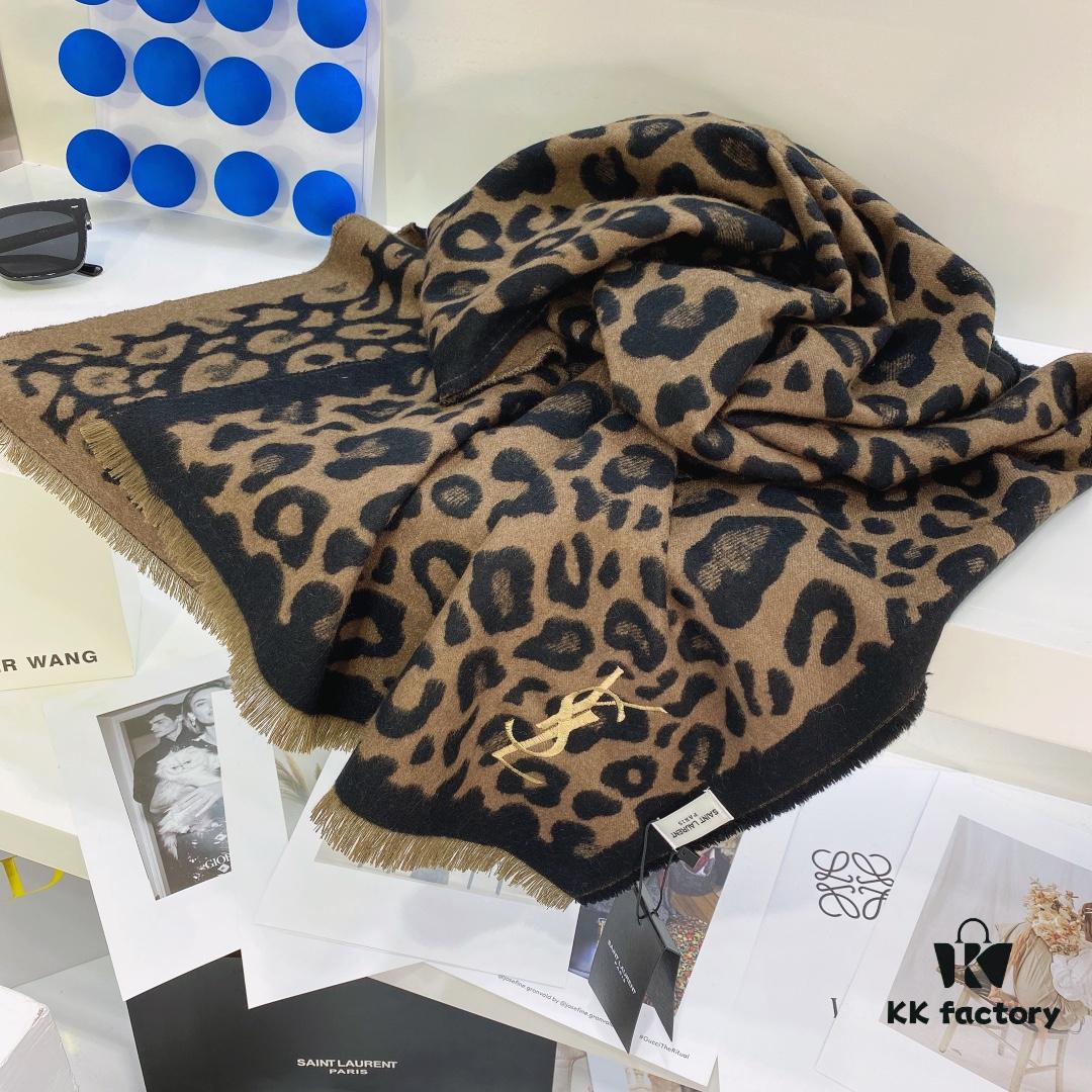 6931a963ccd8ab3d7af9dc6a Cashmere High Quality Exquisite Embroidery YSL Saint Laurent Solid Color Premium 3D Embroidered Scarf