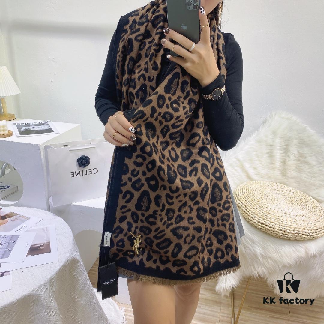 6931a963ccd8ab3d7af9dc6d Cashmere High Quality Exquisite Embroidery YSL Saint Laurent Solid Color Premium 3D Embroidered Scarf