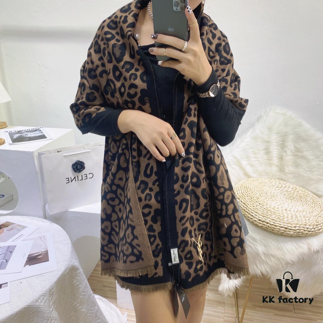 6931a963ccd8ab3d7af9dc6e Cashmere High Quality Exquisite Embroidery YSL Saint Laurent Solid Color Premium 3D Embroidered Scarf