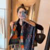 6931a963ccd8ab3d7af9dc6f Hot New Arrival! Authentic YSL Saint Laurent Lambswool Scarf, Double-Sided Deep Ripple Texture, Made in Italy, Unisex Luxury Fashion Accessory