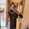 6931a963ccd8ab3d7af9dc72 Hot New Arrival! Authentic YSL Saint Laurent Lambswool Scarf, Double-Sided Deep Ripple Texture, Made in Italy, Unisex Luxury Fashion Accessory