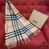 6931a964ccd8ab3d7af9dc81 【Collector's Beige】 BURBERRY Classic Entry-Level Bestseller, Timeless Plaid Design, Simple and Elegant Unisex Scarf, An Everlasting Fashion Piece – Upgraded Version with No Color Difference, Original Factory Yarn Material – Size: 168*30cm