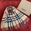 6931a964ccd8ab3d7af9dc84 【Collector's Beige】 BURBERRY Classic Entry-Level Bestseller, Timeless Plaid Design, Simple and Elegant Unisex Scarf, An Everlasting Fashion Piece – Upgraded Version with No Color Difference, Original Factory Yarn Material – Size: 168*30cm