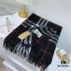 6931a967ccd8ab3d7af9dcaa Burberry Classic Wide Plaid Wool Cashmere Blend Oversized Shawl