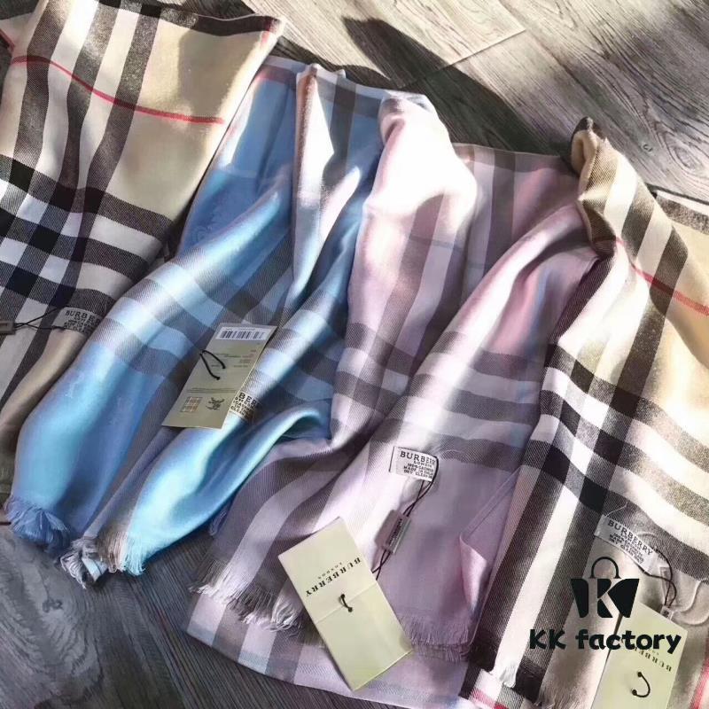 6931a968ccd8ab3d7af9dcbf Luxury BURBERRY Cashmere Rectangular Shawl with Iconic Equestrian Logo, 180*70CM, 11 Colors Available