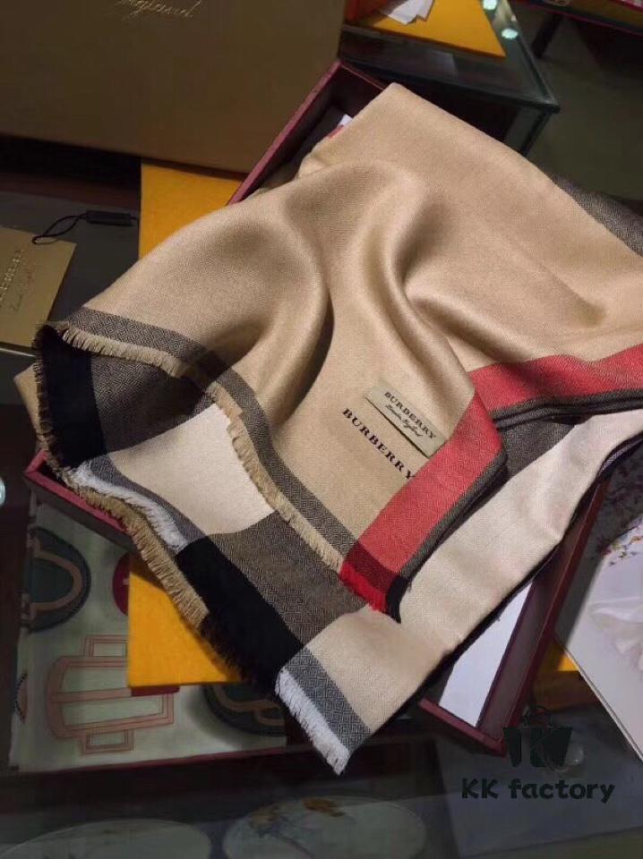 6931a96accd8ab3d7af9dcdb Khaki Color Genuine Premium Cashmere! Latest Export to Dubai! Burberry Classic Check Diamond Weave Season!