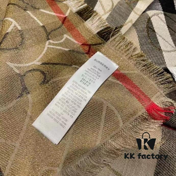 6931a96cccd8ab3d7af9dd01 Versatile and Stylish Metallic Logo Plaid Scarf from Bu – New Arrival