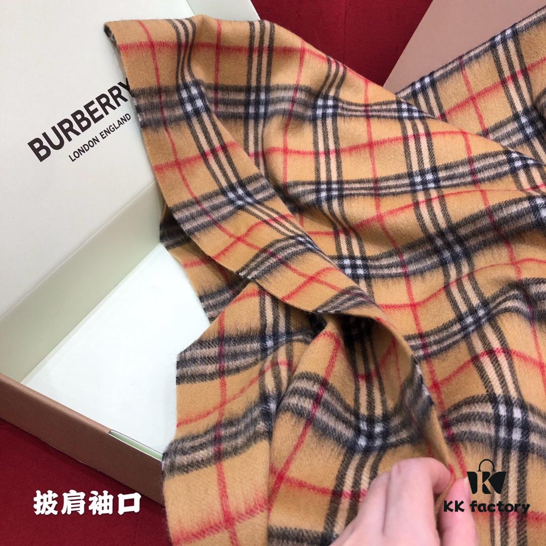 6931a96eccd8ab3d7af9dd1f Burberry Classic Fringe Double-Sided Cashmere Shawl - Vintage Oversized Shawl, Stylish and Practical, 100% Cashmere, Soft and Delicate, Non-Irritating, Fashionable and Warm