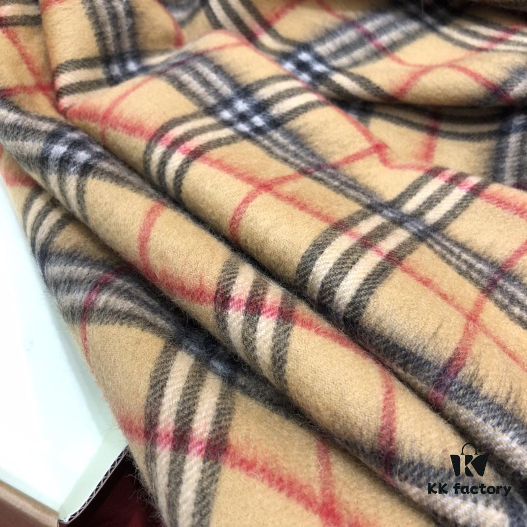 6931a96eccd8ab3d7af9dd21 Burberry Classic Fringe Double-Sided Cashmere Shawl - Vintage Oversized Shawl, Stylish and Practical, 100% Cashmere, Soft and Delicate, Non-Irritating, Fashionable and Warm