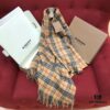 6931a96eccd8ab3d7af9dd25 Burberry Classic Fringe Double-Sided Cashmere Shawl - Vintage Oversized Shawl, Stylish and Practical, 100% Cashmere, Soft and Delicate, Non-Irritating, Fashionable and Warm