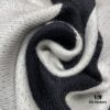 6931a96fccd8ab3d7af9dd2d Black and White BURBERRY Classic Large Letter Scarf, 100% Wool, 33*188cm