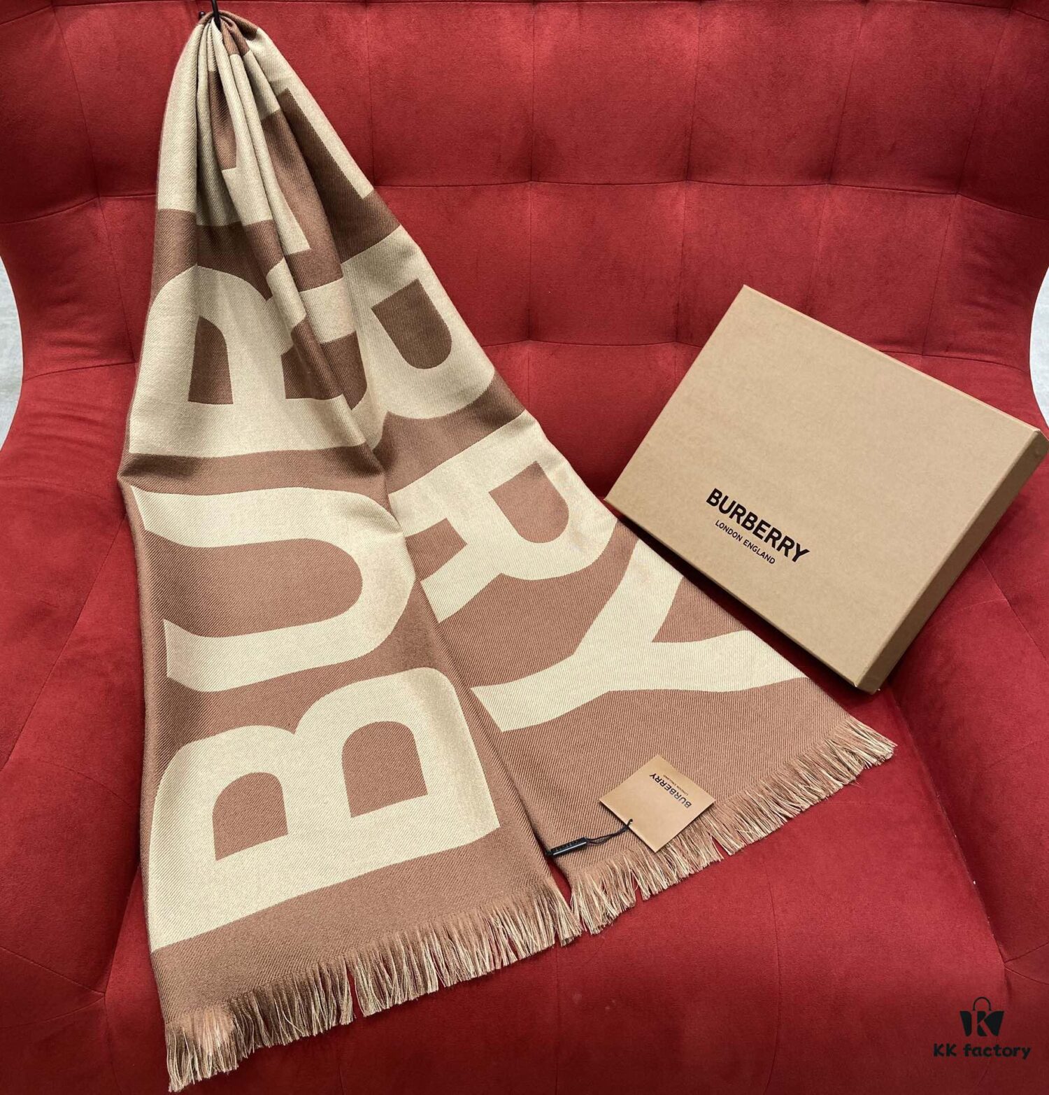 6931a96fccd8ab3d7af9dd30 Camel Color BURBERRY Stylish Scarf Can Perfectly Accentuate Your Outfit – Even Transform the Ordinary into Extraordinary, Classic Large Logo Scarf, 100% Wool, 33*188cm