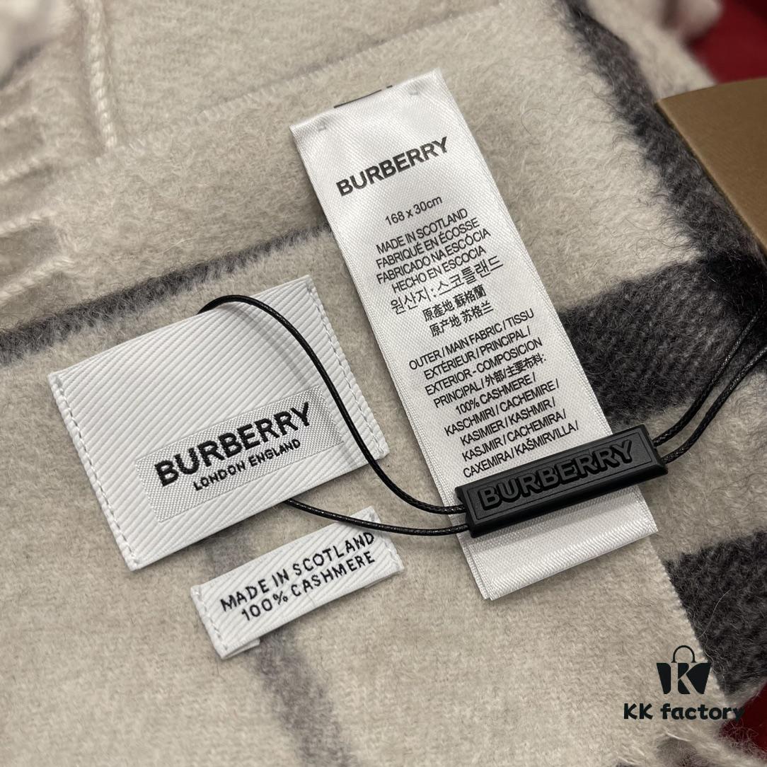 6931a970ccd8ab3d7af9dd40 Stone Gray BURBERRY Classic Entry-Level Bestseller, Timeless Check Pattern, Simple and Elegant Unisex Scarf, An Everlasting Fashion Piece