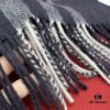 Navy Blue BURBERRY Classic Entry-Level Bestseller, Timeless Check Pattern, Simple and Elegant Unisex Scarf