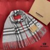 6931a971ccd8ab3d7af9dd56 Gray BURBERRY Classic Entry-Level Bestseller Scarf, Timeless Check Pattern, Simple and Elegant Unisex Design, Never-Go-Out-of-Fashion Accessory