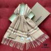 6931a973ccd8ab3d7af9dd67 Mid-tone Camel Color BURBERRY Classic Entry-level Bestseller, Timeless Check Pattern, Simple and Elegant Unisex Scarf, Never Out of Style