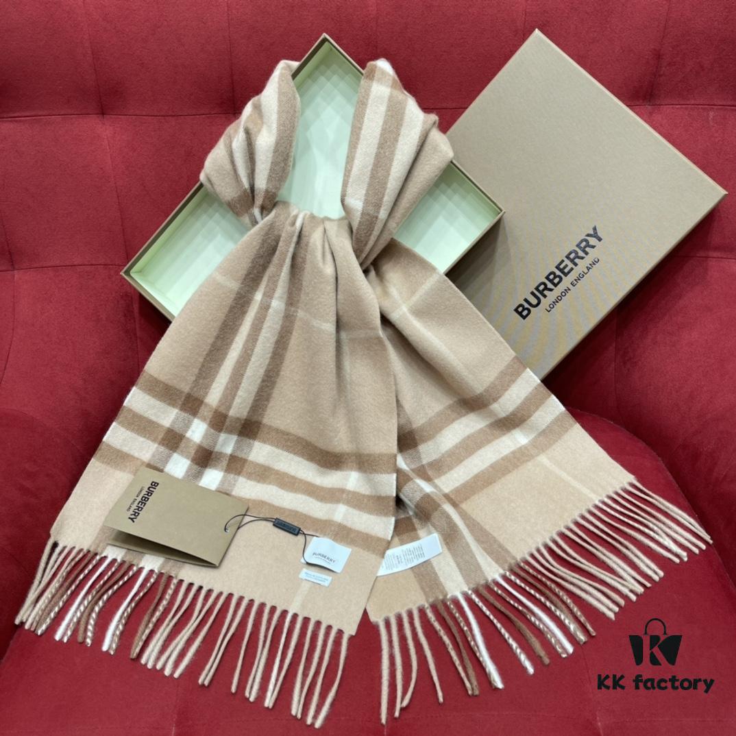6931a973ccd8ab3d7af9dd67 Mid-tone Camel Color BURBERRY Classic Entry-level Bestseller, Timeless Check Pattern, Simple and Elegant Unisex Scarf, Never Out of Style