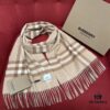 6931a973ccd8ab3d7af9dd68 Mid-tone Camel Color BURBERRY Classic Entry-level Bestseller, Timeless Check Pattern, Simple and Elegant Unisex Scarf, Never Out of Style